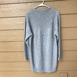 theory knit sweatshirt dress